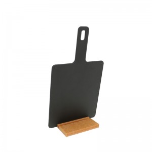 Ξύλινες ίνες Epicurean Pizza Cutting Board Πυροβόλο πιάτο ασφαλή ανθεκτική στη θερμότητα φιλική προς το οικολογικό χυμό Groove Shop με τη λαβή μικρότερο μοντέλο